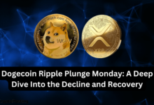 dogecoin ripple plunge monday